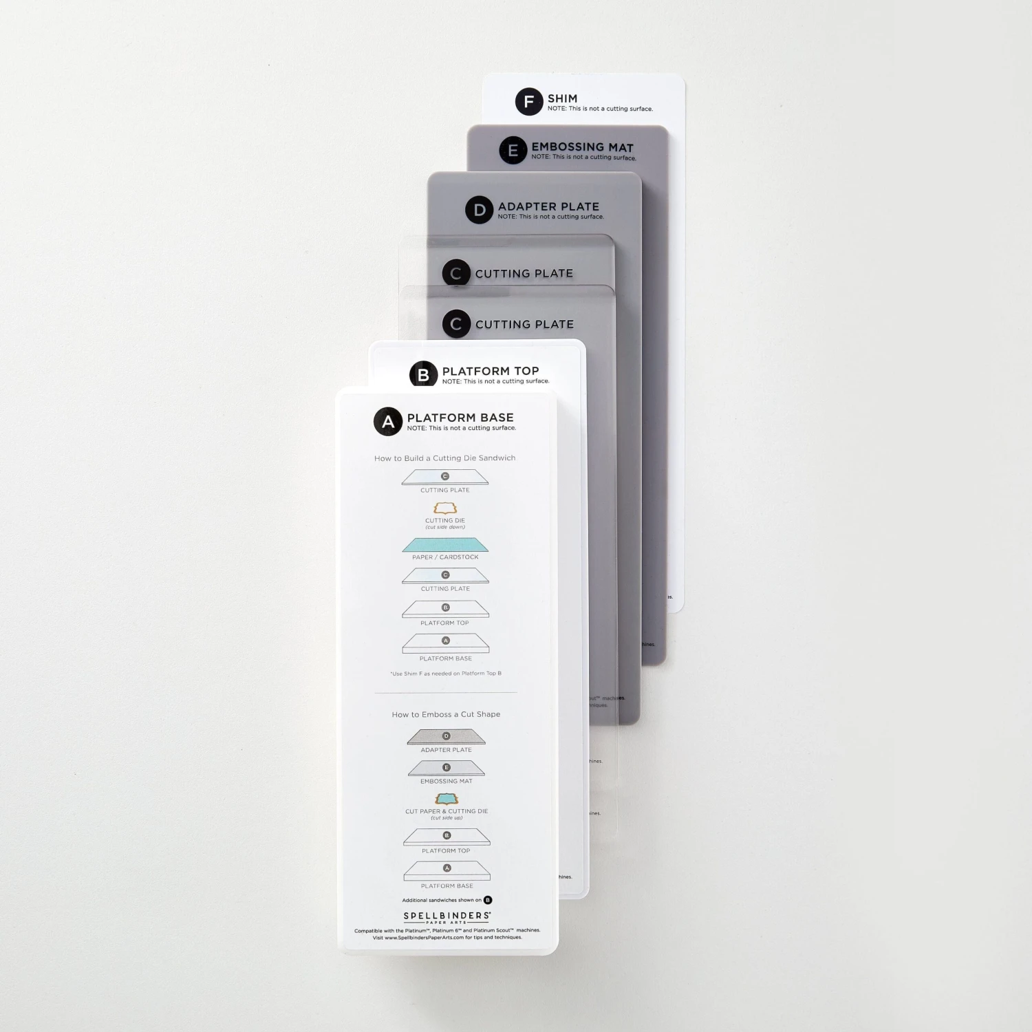 White Platinum Scout Die Cutting & Embossing Machine - 3.5" Platform 6 White Platinum Scout Die Cutting & Embossing Machine - 3.5" Platform - Image 6