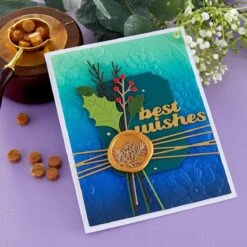 Notched Corner Florals 3D Embossing Folder From The Sealed For Christmas Collection -Woodland Scenics Shop Sealed For Christmas E3D 067 S3 492 S4 1303 WS 091 0e773838 84cc 45a4 9027 9de236262541