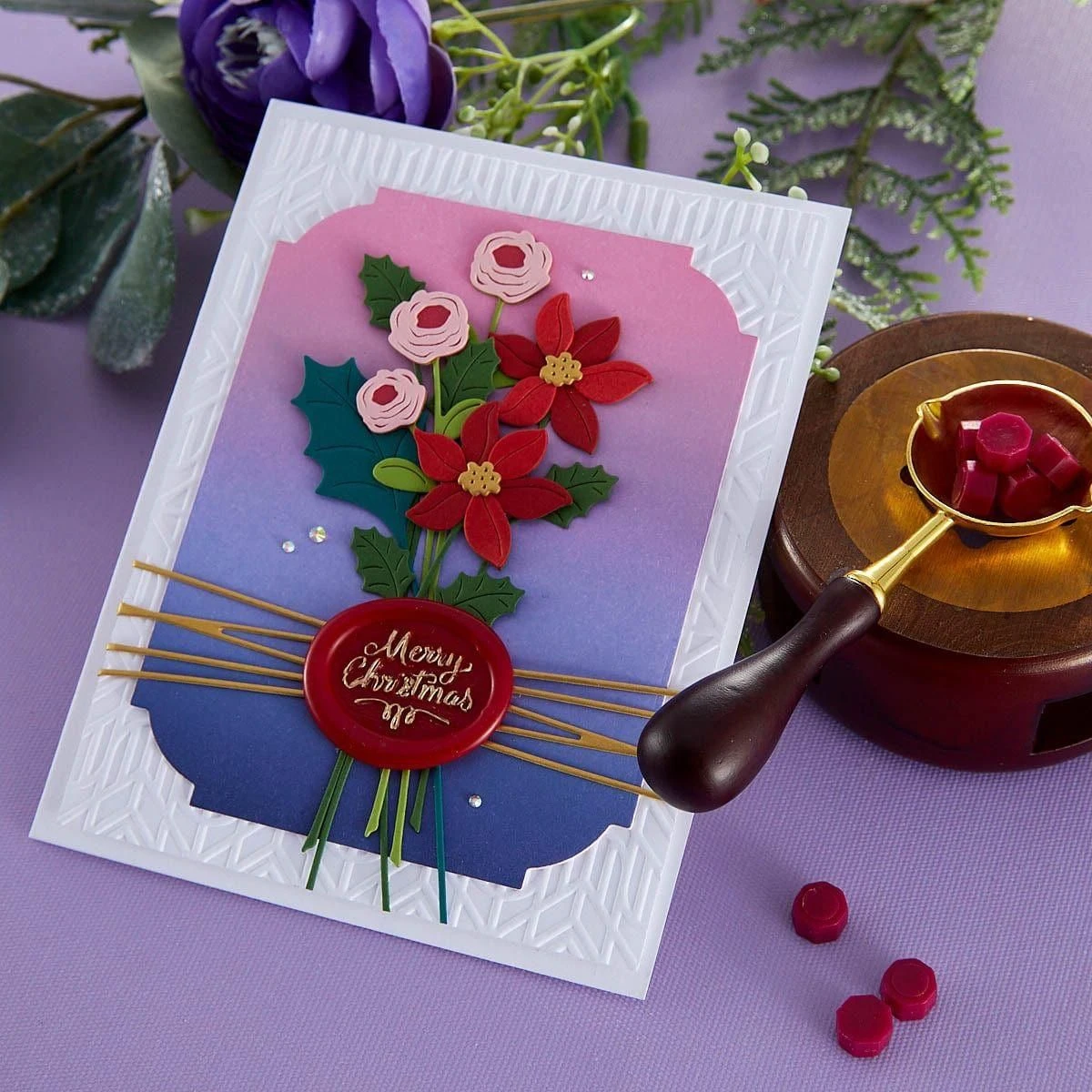 Merry Christmas Oval Wax Seal Stamp From The Sealed For Christmas Collection 2 Merry Christmas Oval Wax Seal Stamp From The Sealed For Christmas Collection - Image 2