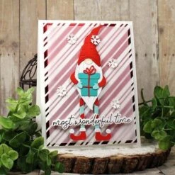 Dancin' Gnome Etched Dies From The Dancin' Christmas Friends Collection -Woodland Scenics Shop SheriGilson August2024Dancin ChristmasFriendsCollection Card 2