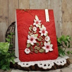 Adorning The Tree - 3D Embossing Folder Of The Month 22 Adorning The Tree - 3D Embossing Folder Of The Month -Woodland Scenics Shop SheriGilson July2023DOMand3EOM ClubsBlogHopCard