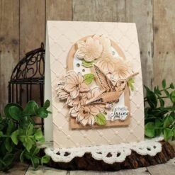 Deluxe Caboodle Bonus - Fluttering Hummingbird Press Plate & Die Set - Coordinating February 2024 BetterPress Plate Of The Month Club -Woodland Scenics Shop SheriGilson March20243EOMandBP 157 CLBP FEB24 S5 526