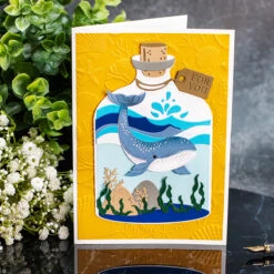 Whale In A Bottle - Large Die Of The Month -Woodland Scenics Shop Spellbinders Large Die June 2023 Whale in a bottle