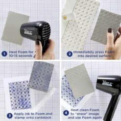 Ranger Stamping Foam By Simon Hurley Create - 4 Pack -Woodland Scenics Shop Stamping Foam HOUSEHOLD BOX 52561.1641337682.1280.1280
