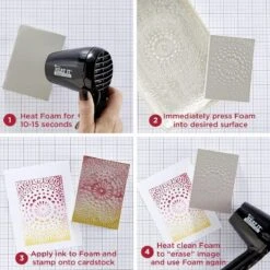 Ranger Heat It Craft Tool -Woodland Scenics Shop Stamping Foam HOUSEHOLD TRAY 34791.1641337719.1280.1280