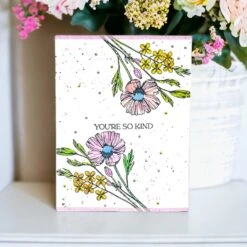 Sealed Florals Press Plate From The Pressed Posies Collection -Woodland Scenics Shop StephanieChesnut SealedFlorals2 BP Jan24