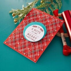 Stitched Starry Argyle Etched Dies From The Stitched For Christmas Collection -Woodland Scenics Shop Stitched Christmas S5 597 2