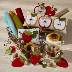 Felt Cheeky Apple Etched Dies From The Summer Felt Stitch & Create Collection By Nichol Spohr -Woodland Scenics Shop Summer Felt Stitch Create Nichol Spohr be19f85c 0d1e 43aa b168 c4f63dd17c58