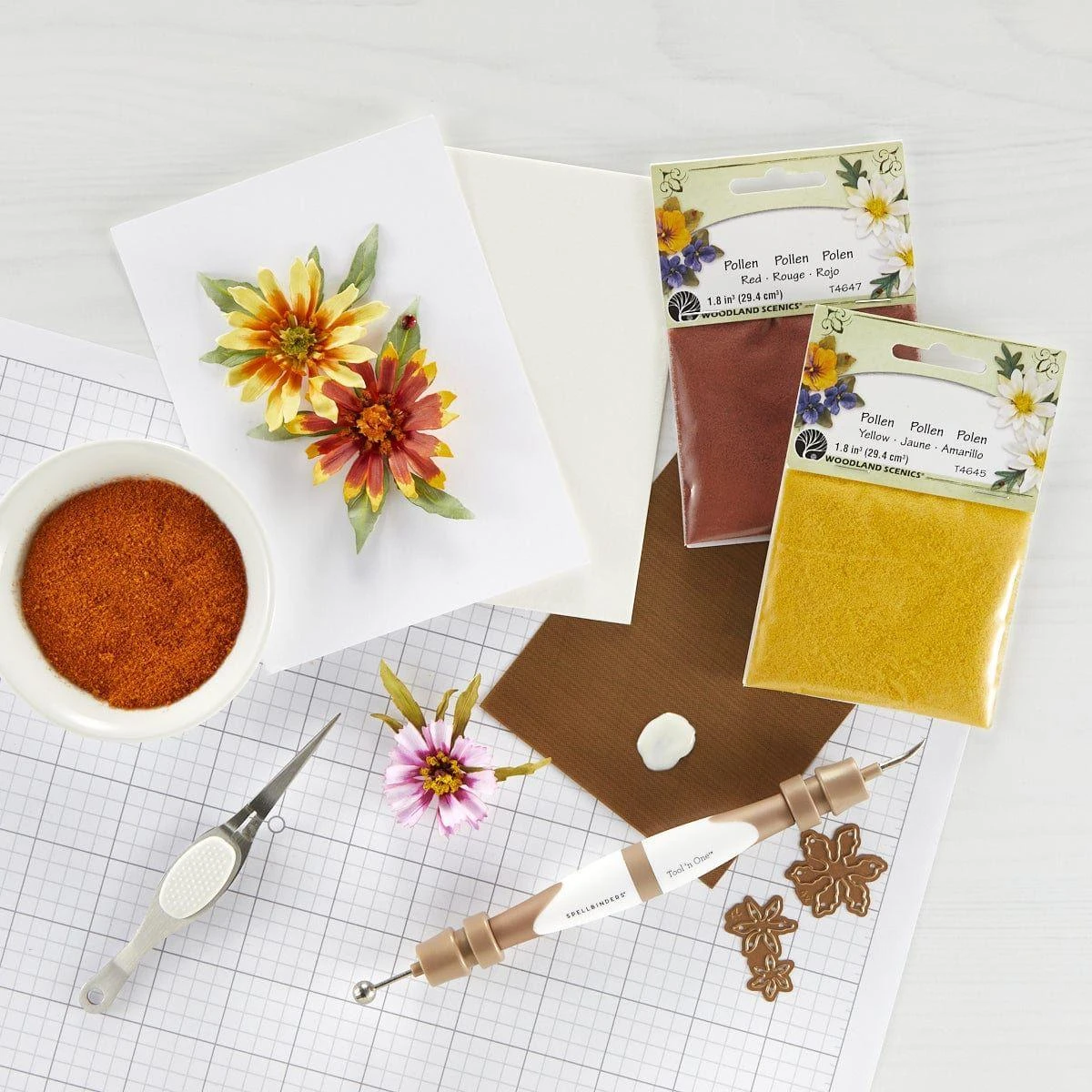 Woodland Scenics - Paper Flower Pollen - Orange 2 Woodland Scenics - Paper Flower Pollen - Orange - Image 2