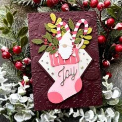 Adorning The Tree - 3D Embossing Folder Of The Month 23 Adorning The Tree - 3D Embossing Folder Of The Month -Woodland Scenics Shop SuzanneHue July2023 3EOM