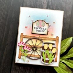 Rustic Garden Etched Dies From The Country Road Collection By Annie Williams -Woodland Scenics Shop SuzanneHue May2023 CountryRoadCollection3