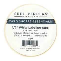 White Labeling Tape 1/2"