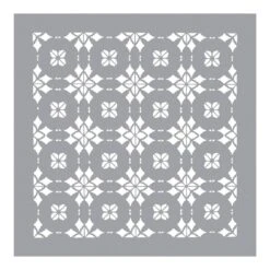 The Crafters Workshop - Circle Tiles Stencil 6 X 6"