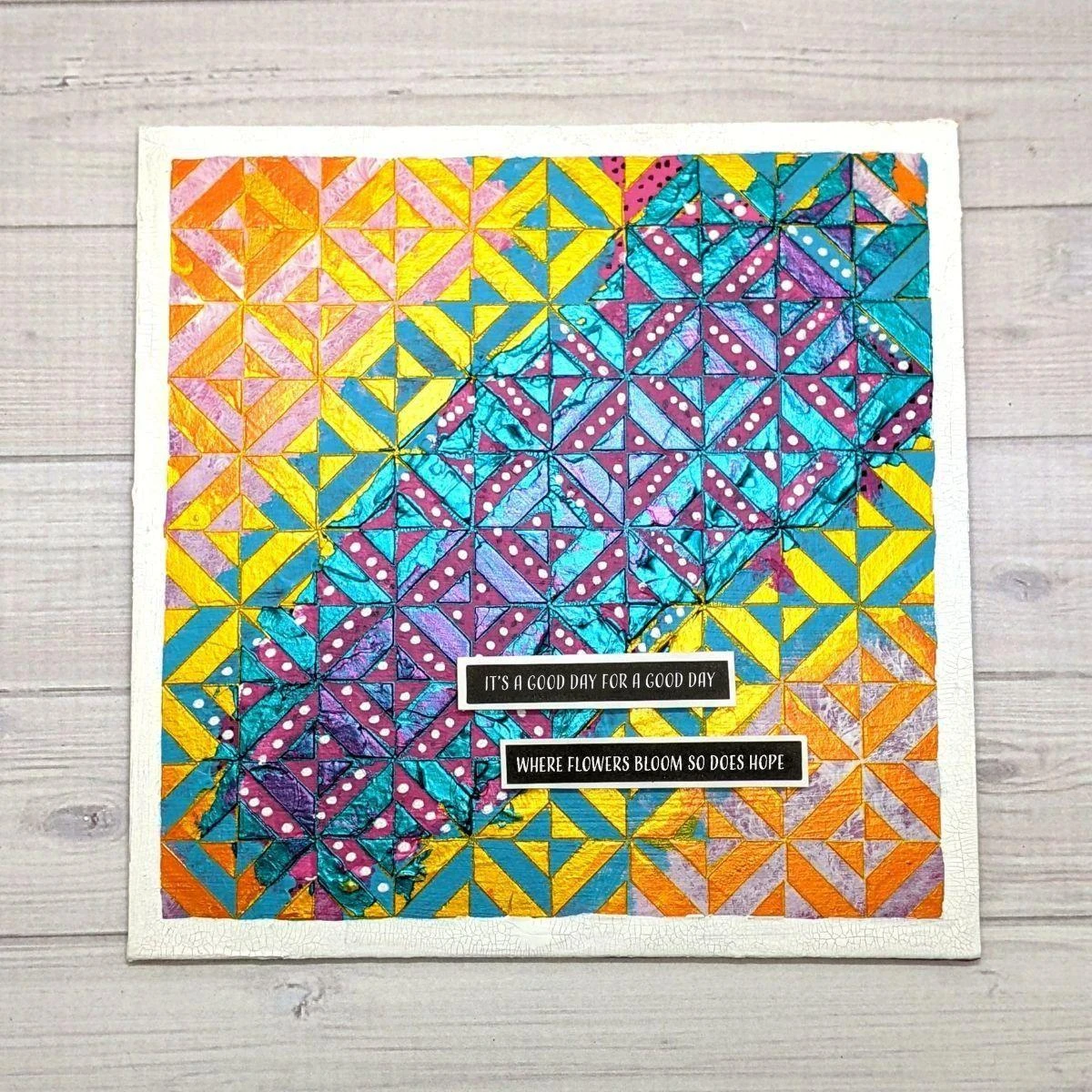 The Crafters Workshop - Illusions Stencil 6 X 6" 2 The Crafters Workshop - Illusions Stencil 6 X 6" - Image 2