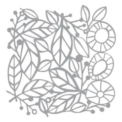 The Crafters Workshop - Leafy Collage 6 X 6"