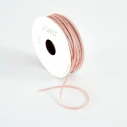 Vivant - Texture Marble Rose Narrow Ribbon - 21 Yards