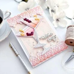 Olive Martinis Etched Dies From The Happy Hour Collection -Woodland Scenics Shop TinaSmith CheersCollection SPL