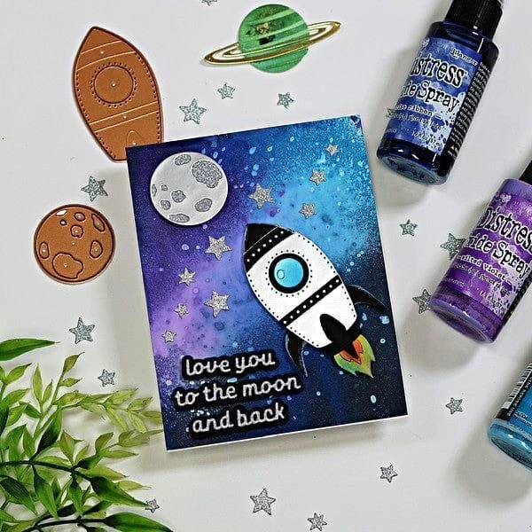 To The Moon Etched Dies From The Simon's Space Adventure Collection By Simon Hurley 5 To The Moon Etched Dies From The Simon's Space Adventure Collection By Simon Hurley - Image 5