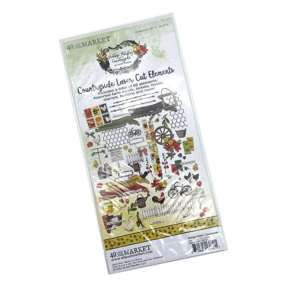 49 & Market - Vintage Artistry Countryside Laser Cut Outs 1 49 & Market - Vintage Artistry Countryside Laser Cut Outs