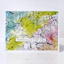 Stampendous Floral Garden Cling Rubber Stamp Set From The Beautiful Backgrounds Collection -Woodland Scenics Shop Vera Yates 2024 FloralGarden2