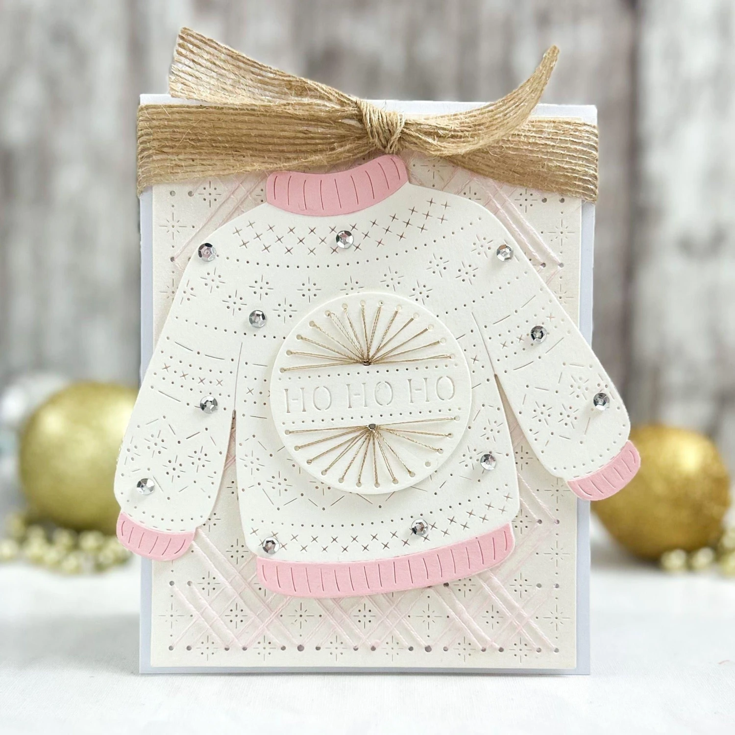 Stitched Christmas Sweater Etched Dies From The Stitched For Christmas Collection 5 Stitched Christmas Sweater Etched Dies From The Stitched For Christmas Collection - Image 5