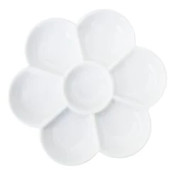 Yasutomo 7 Section Flower Porcelain Dish