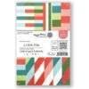 Waffle Flower Christmas Stripes Paper Pad 5.5" X 8.5" - 36pk