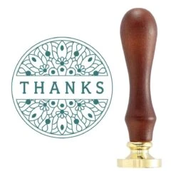 Thanks Mandala Wax Seal Stamp From The Sealed By Spellbinders Collection