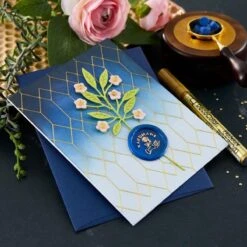 Handmade Wax Seal Stamp From The Sealed By Spellbinders Collection -Woodland Scenics Shop WS 007 1