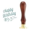 Sweet Happy Birthday Wax Seal Stamp From The Sealed By Spellbinders Collection