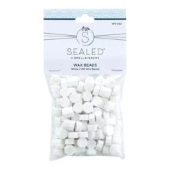 White Wax Beads From The Sealed By Spellbinders Collection 6 White Wax Beads From The Sealed By Spellbinders Collection -Woodland Scenics Shop WS 032 Wax Beads White Pac 1