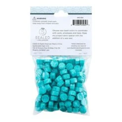 Teal Wax Beads From The Sealed By Spellbinders Collection -Woodland Scenics Shop WS 034 Wax Beads Teal Pac 2