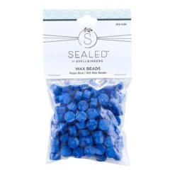 Royal Blue Wax Beads From The Sealed By Spellbinders Collection -Woodland Scenics Shop WS 036 Wax Beads Royal Blue Pac 1