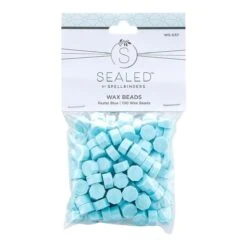 Pastel Blue Wax Beads From The Sealed By Spellbinders Collection -Woodland Scenics Shop WS 037 Wax Beads Pastel Blue Pac 1
