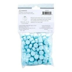 Pastel Blue Wax Beads From The Sealed By Spellbinders Collection -Woodland Scenics Shop WS 037 Wax Beads Pastel Blue Pac 2