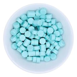 Pastel Blue Wax Beads From The Sealed By Spellbinders Collection