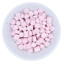 Pastel Pink Wax Beads From The Sealed By Spellbinders Collection