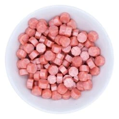 Peachy Pink Wax Beads From The Sealed By Spellbinders Collection