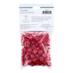 Red Wax Beads From The Sealed By Spellbinders Collection -Woodland Scenics Shop WS 042 Wax Beads Red Pac 2