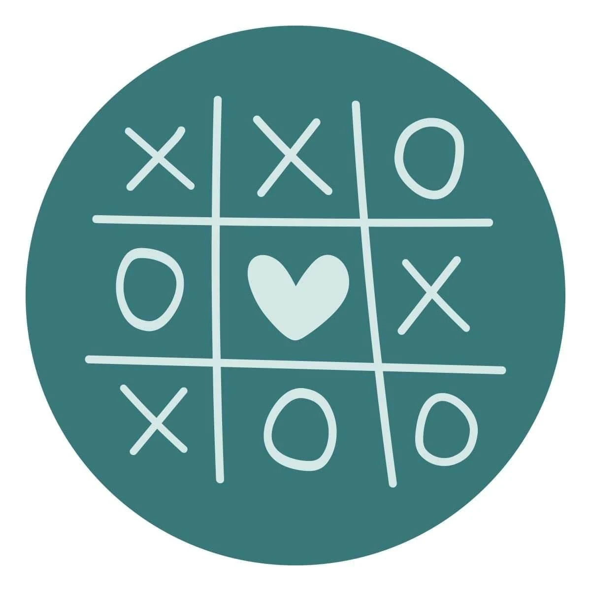 Heart Tic Tac Toe Wax Seal Stamp From The Sealed Sealed For Spring Collection 2 Heart Tic Tac Toe Wax Seal Stamp From The Sealed Sealed For Spring Collection - Image 2