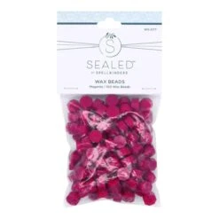 Magenta Wax Beads From The Sealed By Spellbinders Collection -Woodland Scenics Shop WS 077 Sealed for Summer Magenta Pac 1