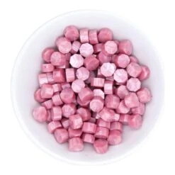 Pink Damask Wax Beads From The Sealed By Spellbinders Collection