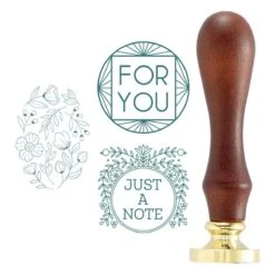 3 Pack Wax Seal Stamps - Set 1 From The Sealed For Summer Collection