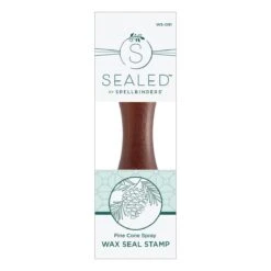 Pine Cone Spray Wax Seal Stamp From The Sealed For Christmas Collection -Woodland Scenics Shop WS 091 Sealed For Christmas Pine Cone Spray Pac