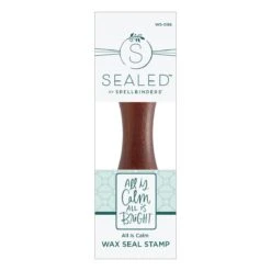 All Is Calm Wax Seal Stamp From The Sealed For Christmas Collection 8 All Is Calm Wax Seal Stamp From The Sealed For Christmas Collection -Woodland Scenics Shop WS 096 Sealed For Christmas All is Calm Pac