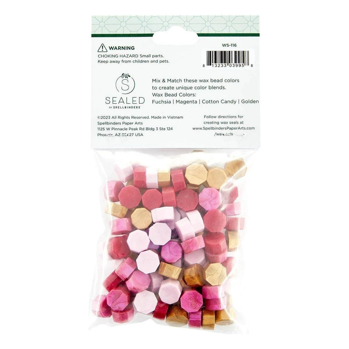 Must-Have Wax Bead Mix Pink From The Sealed By Spellbinders Collection 10 Must-Have Wax Bead Mix Pink From The Sealed By Spellbinders Collection - Image 10