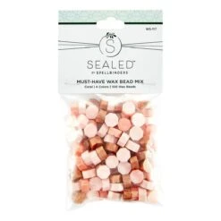 Must-Have Wax Bead Mix Coral From The Sealed By Spellbinders Collection -Woodland Scenics Shop WS 117 Coral Pac 1
