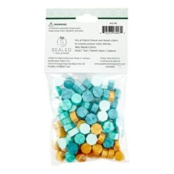 Must-Have Wax Bead Mix Teal From The Sealed By Spellbinders Collection -Woodland Scenics Shop WS 118 Teal Pac 2