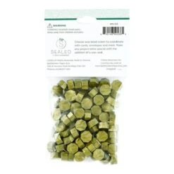 Aged Gold Wax Beads From The Sealed 3D Christmas Collection -Woodland Scenics Shop WS 123 Aged Gold Wax Beads Pac 2