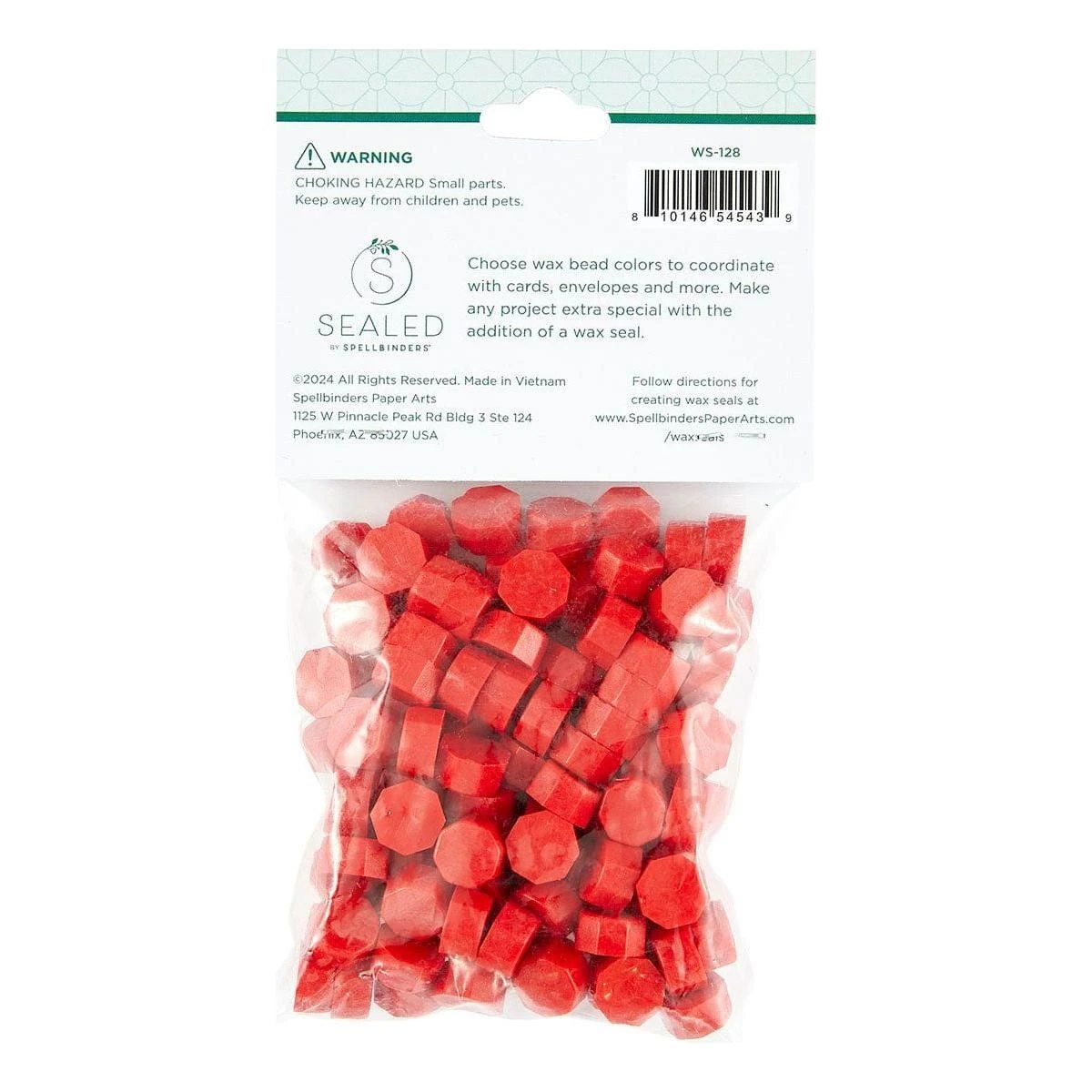 Vibrant Red Wax Beads From The Sealed 3D Christmas Collection 3 Vibrant Red Wax Beads From The Sealed 3D Christmas Collection - Image 3